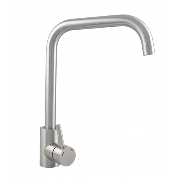 Álló mosogató csaptelep 90°kifolyó INOX kialakítás, ER-YX209