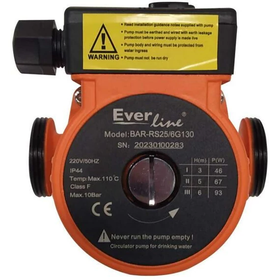 EVERLINE KERINGETŐ SZIVATTYÚ 25-60/130 mm. BAR-RS25/6G-130