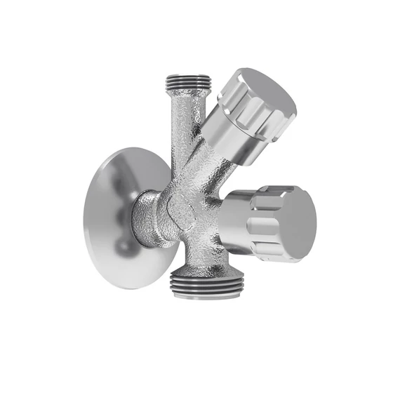 MOFÉM KOMBINÁLT SAROKSZELEP-1/2&quot;-3/8&quot;-3/4&quot;