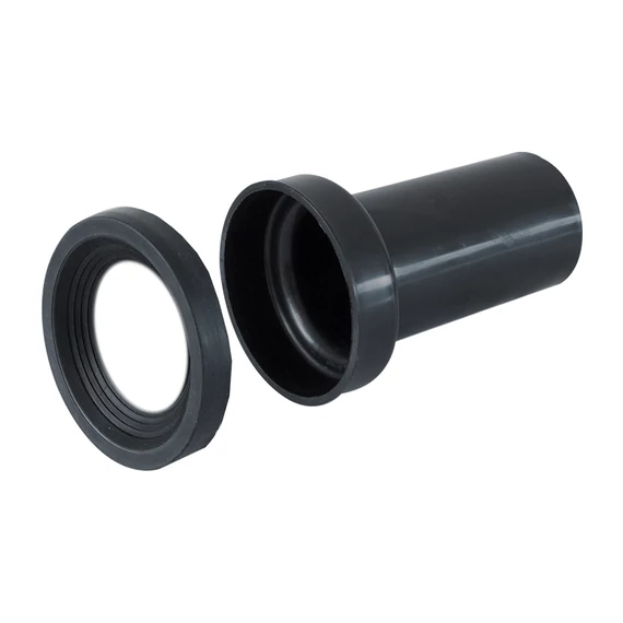 WC bekötő egyenes, Ø90 mm-es szimeringgel, STY-745-2