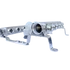 Áramlásmérős osztó-gyűjtő INOX 8 körös, hőmérséklet kijelzővel 1"x3/4"