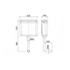 STYRON AQUA START-STOP GOMBOS WC TARTÁLY, 3/8"CSATLAKOZÁSSAL (STY-700)